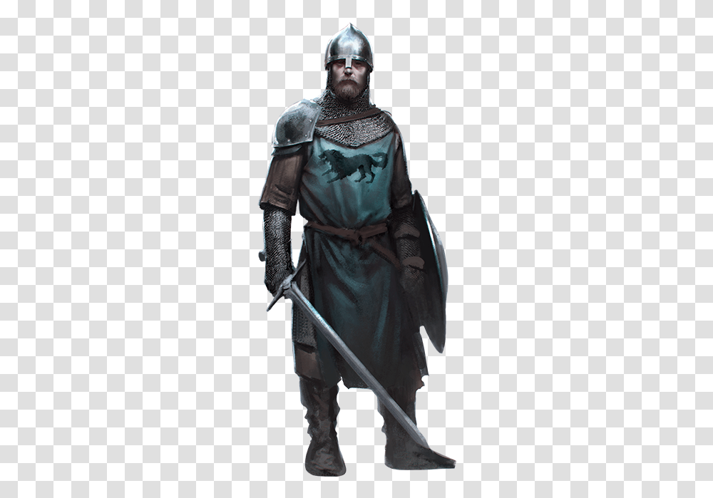 Sworn Swords Stark Painted, Person, Human, Knight Transparent Png