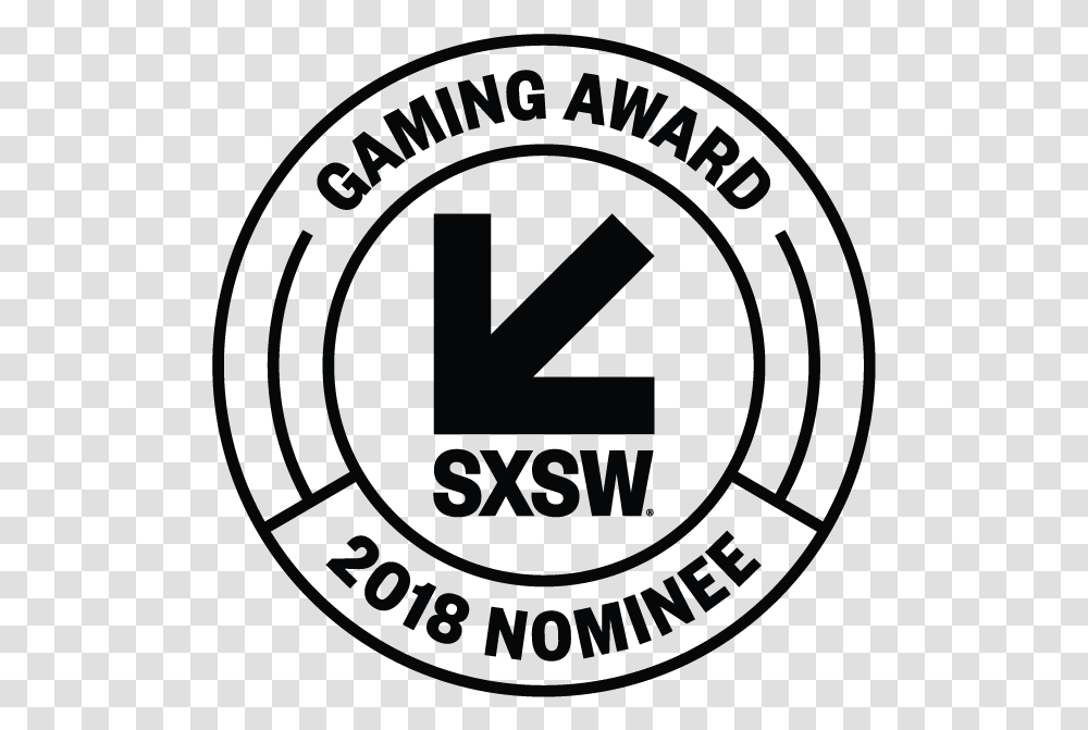 Sxsw Gaming Award Nominee Web Circle, Label, Number Transparent Png