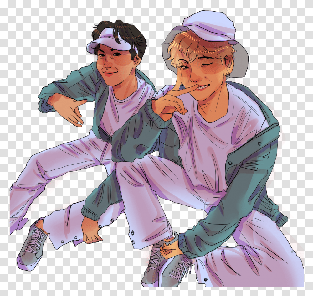 Sy School Sope Bts Fanart, Person, Clothing, Leisure Activities, Shoe Transparent Png