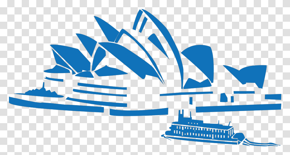 Sydney Opera House Blue Silhouette Svg Clip Arts Sydney Opera House Vector, Metropolis, Urban Transparent Png