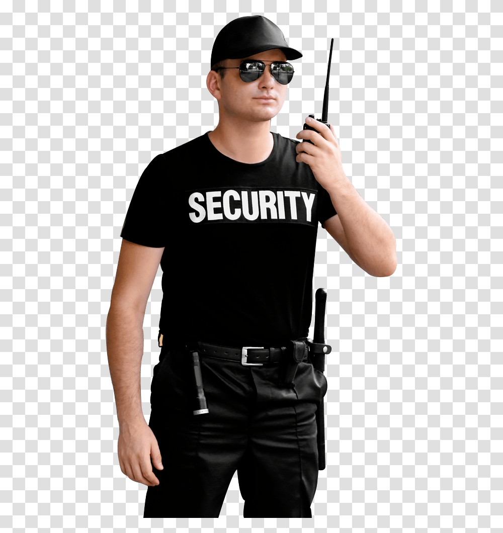 Sydney Security Guards Man, Sunglasses, Person, T-Shirt Transparent Png