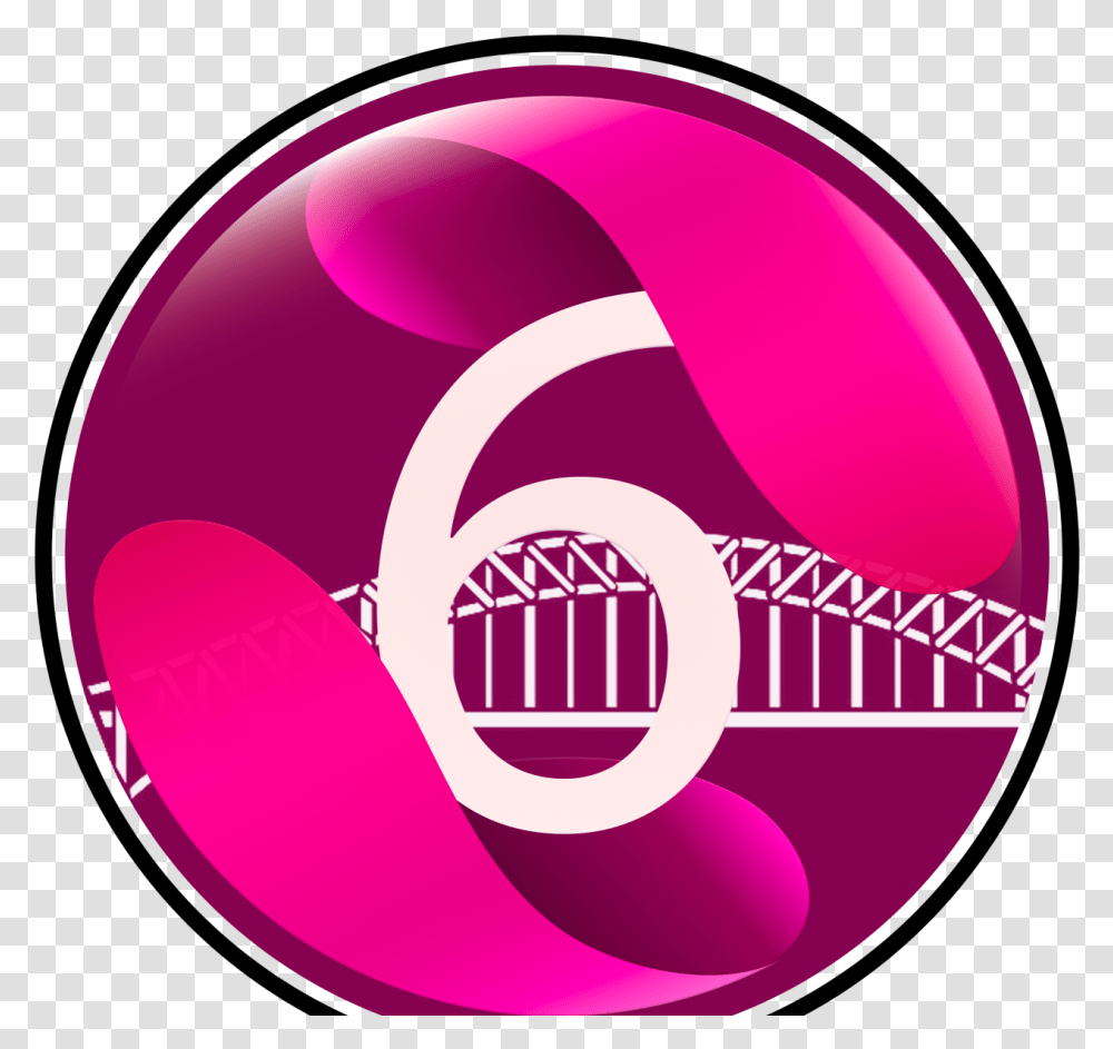 Sydney Sixers Team Logo By Jiga Designs Pink Colur Cricket Logo, Sphere, Symbol, Trademark, Graphics Transparent Png