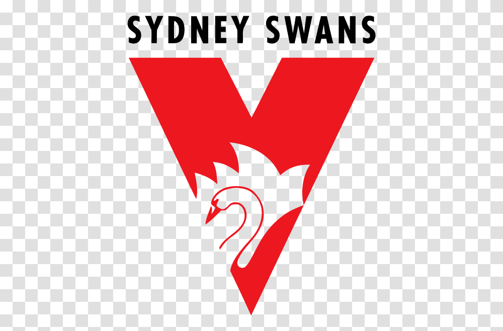 Sydney Swans Logo Sydney Swans Logo, Symbol, Trademark, Heart, Leaf Transparent Png
