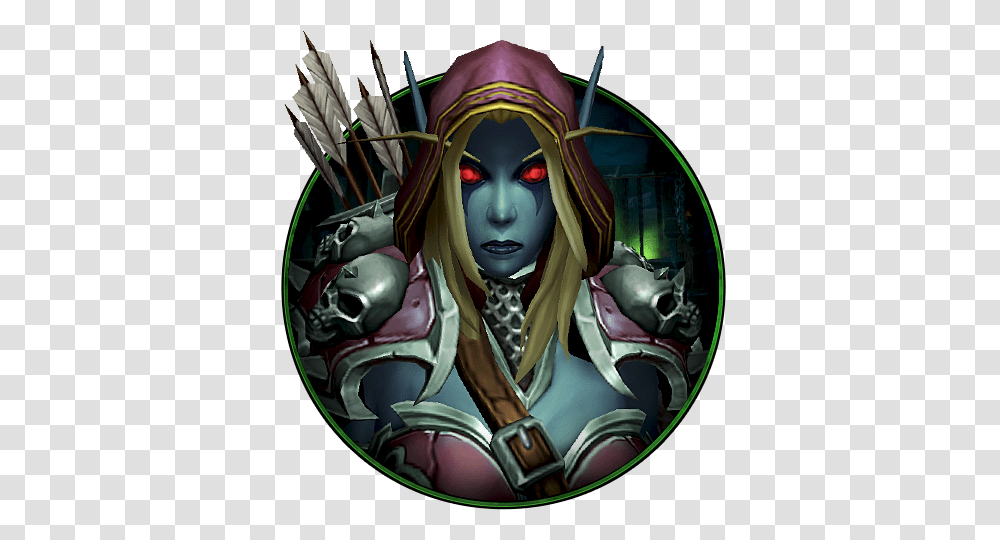 Sylvanas Windrunner Image With No Sylvanas Windrunner, Person, Human, World Of Warcraft, Painting Transparent Png
