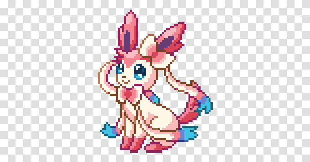 Sylveon Cute Pokemon Eevee Evolutions Archaeological Museum Suamox, Rug, Art, Graphics, Crowd Transparent Png