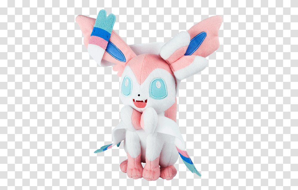 Sylveon Plush Tomy, Toy, Figurine, Doll Transparent Png