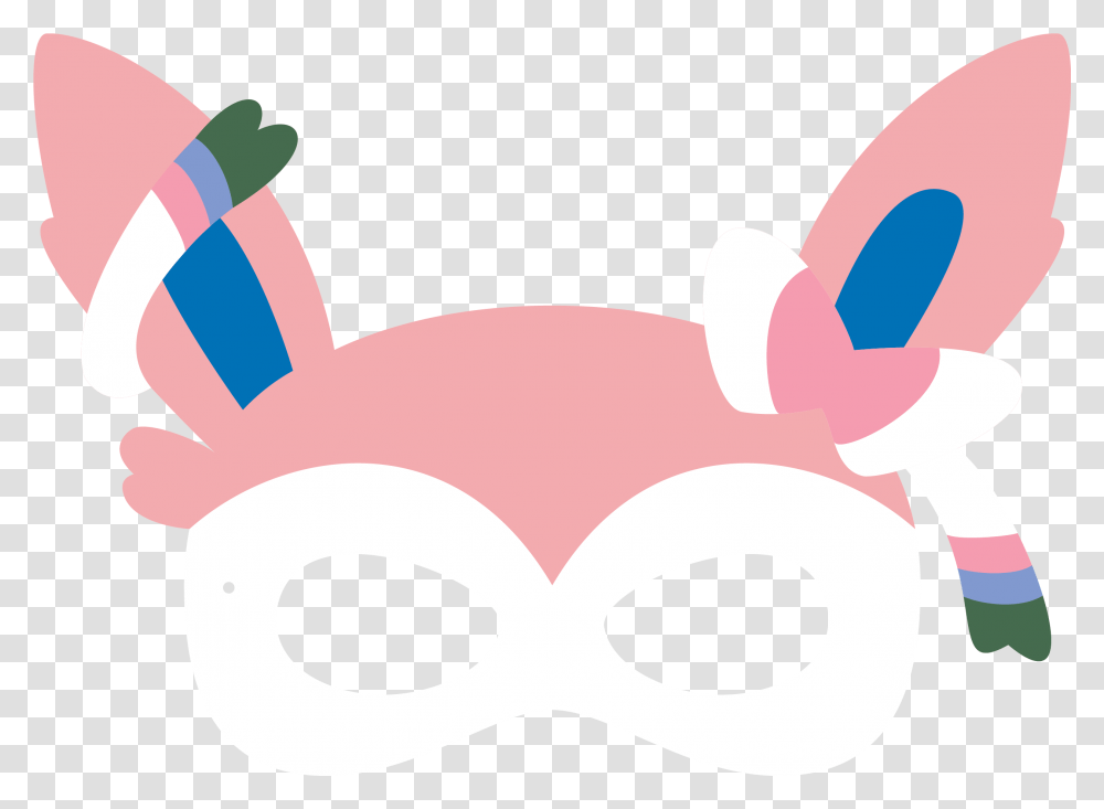 Sylveon Pokemon Party Birthday Warren Street Tube Station, Mask Transparent Png