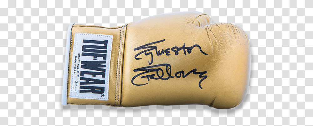 Sylvester Stallone Rocky Balboa Signed Gold Turf Wear Boxing Glove Boxing Glove, Clothing, Apparel, Team Sport, Sports Transparent Png