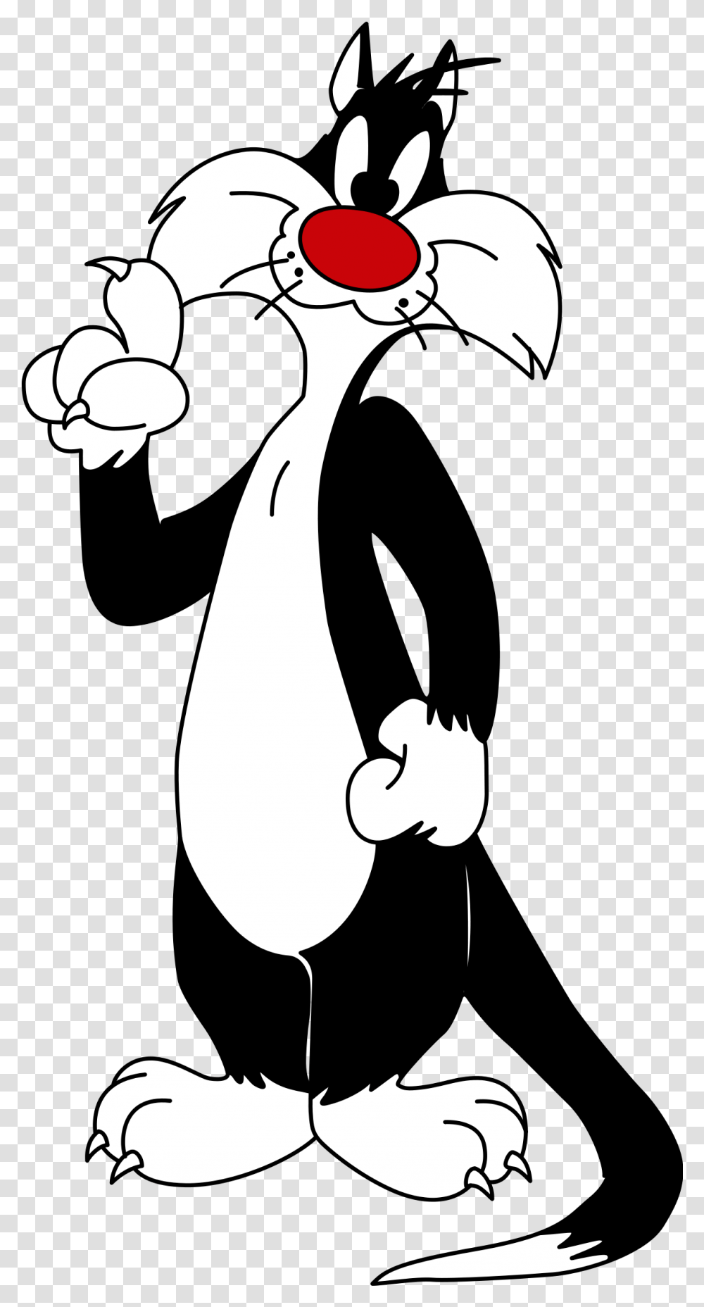 Sylvester The Cat Wikipedia, Stencil, Label, Text Transparent Png