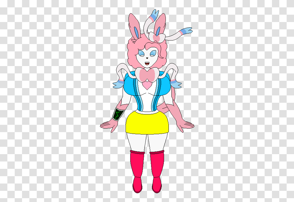 Sylvia Sylveon By Minor Devil On Newgrounds Fictional Character, Person, Costume, Female, Clothing Transparent Png