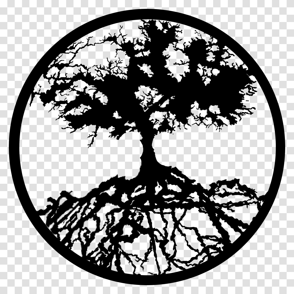 Symbol Art Tree Of Life Tattoo Tree Of Life Logo, Stencil, Rug, Trademark, Emblem Transparent Png