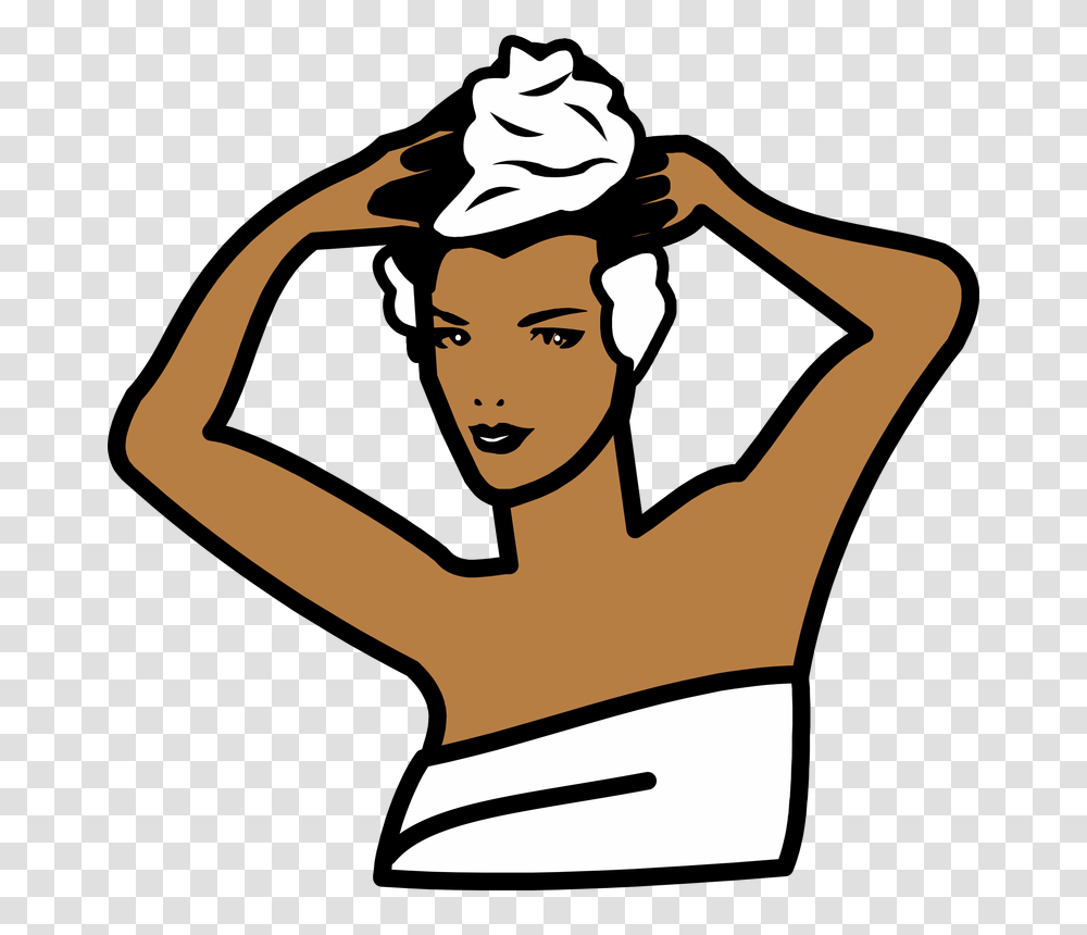 Symbol Bathroom, Person, Female, Robe Transparent Png