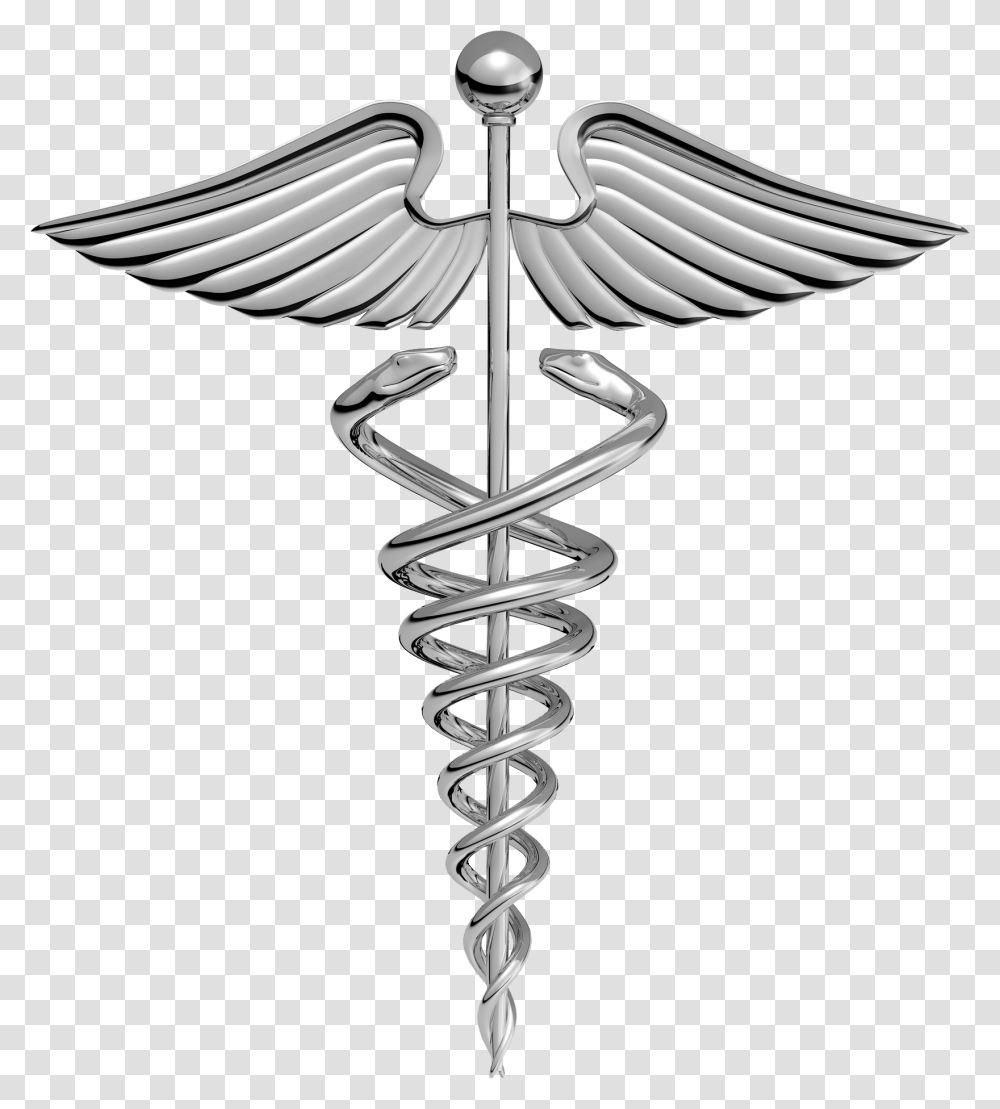 Symbol Caduceus Images Doctor Symbol, Emblem, Cross, Spiral Transparent Png