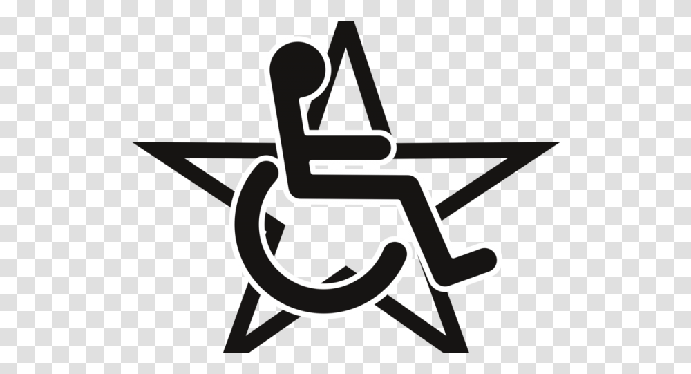 Symbol Clipart Dallas Cowboys Download Full Size White Star Black Outline, Chair, Furniture, Text, Wheelchair Transparent Png