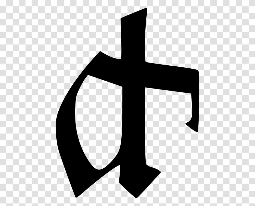 Symbol Cross Glyph Gothic Logo, Gray, World Of Warcraft Transparent Png