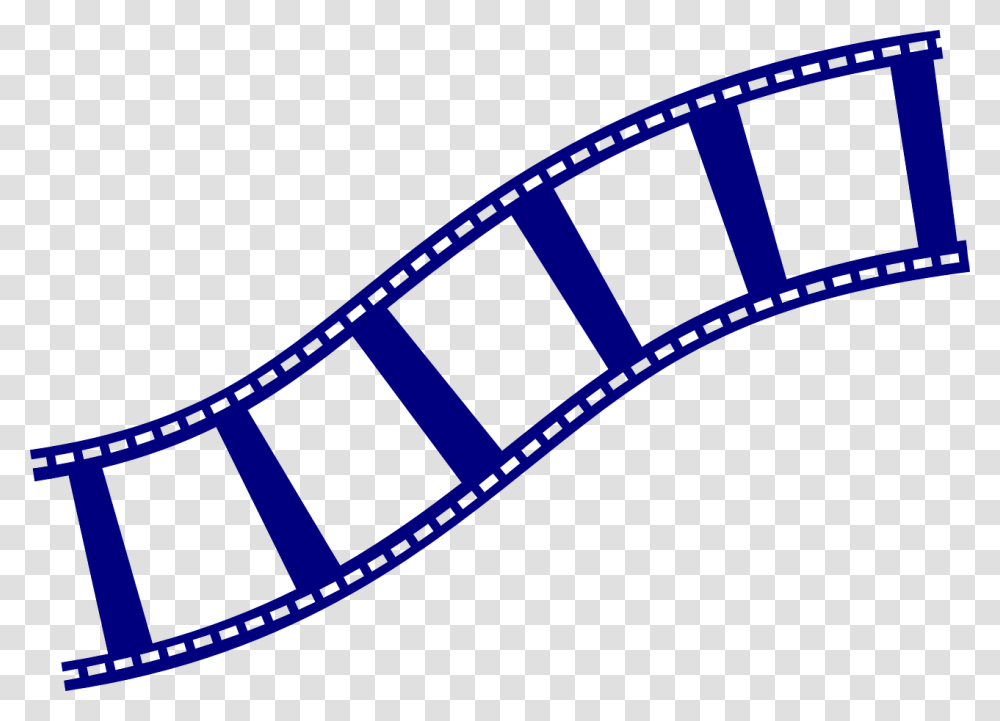 Symbol Film Strip Filmstrip Movie Film Reel Film Strip Blue, Roller Coaster, Amusement Park Transparent Png