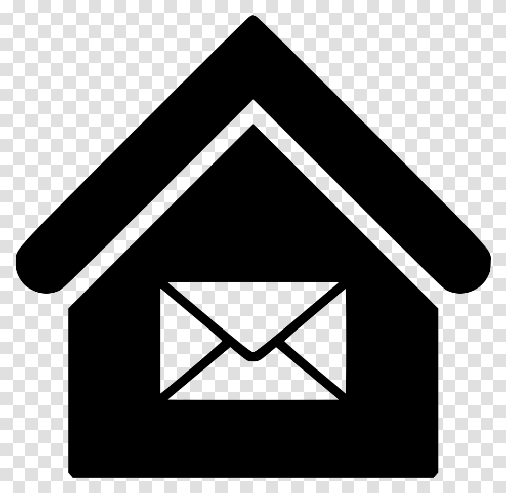 Symbol For Post Office, Envelope, Mail, Triangle Transparent Png
