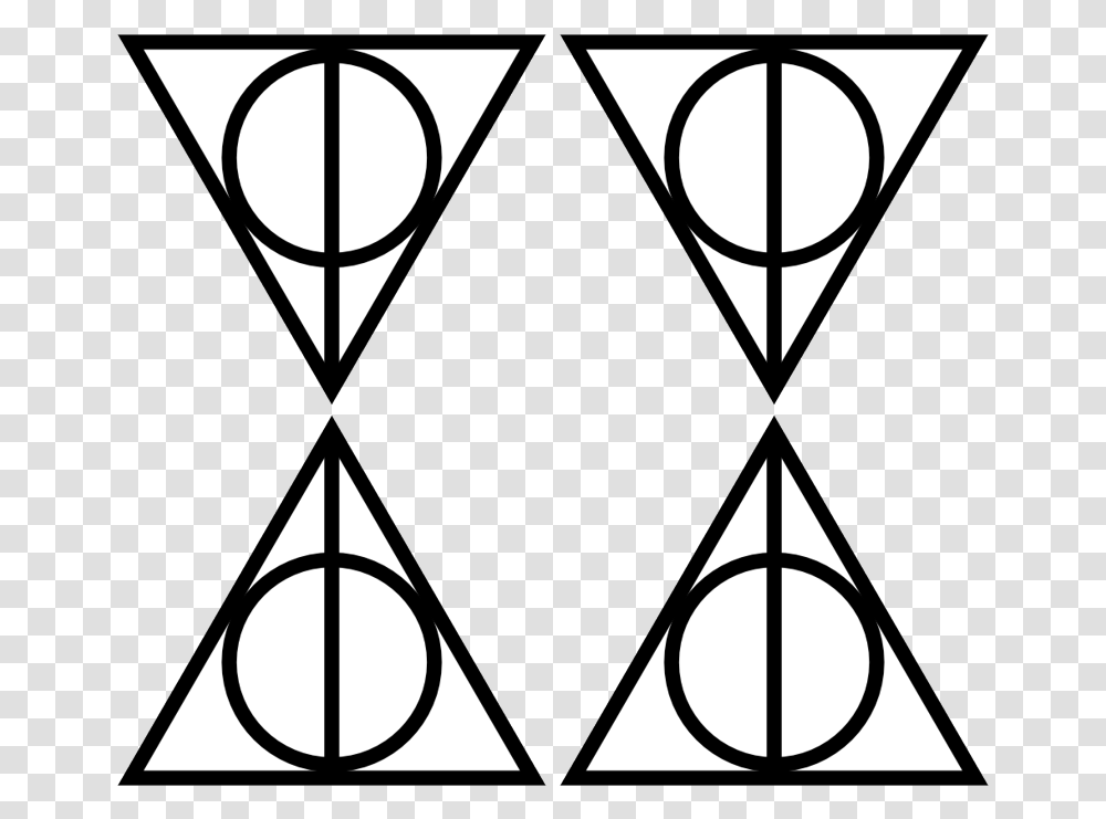 Symbol Harry Potter Deathly Hallows, Triangle, Railing, Fence, Grille Transparent Png