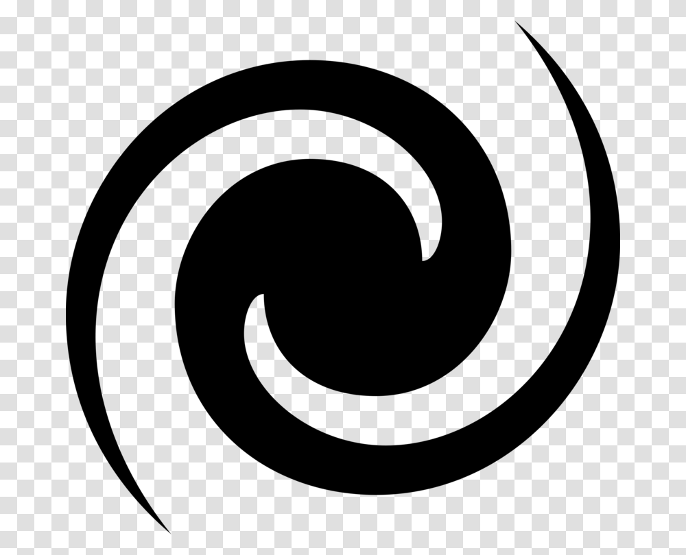 Symbol Logo Black And White Spiral Galaxy, Gray, World Of Warcraft Transparent Png