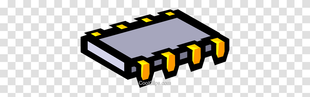 Symbol Of A Computer Chip Royalty Free Vector Clip Art, Hardware, Electronics, Hub Transparent Png