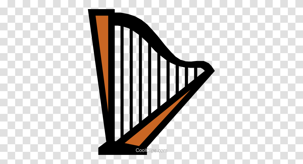 Symbol Of A Harp Royalty Free Vector Clip Art Illustration, Musical Instrument, Gate, Lyre, Leisure Activities Transparent Png