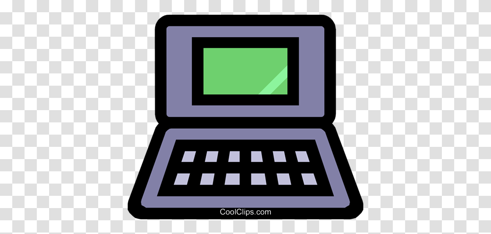 Symbol Of A Laptop Computer Royalty Free Vector Clip Art, Electronics, Hand-Held Computer, Pc, Ammunition Transparent Png