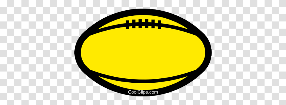 Symbol Of A Rugby Ball Royalty Free Vector Clip Art Illustration, Sport, Sports Transparent Png
