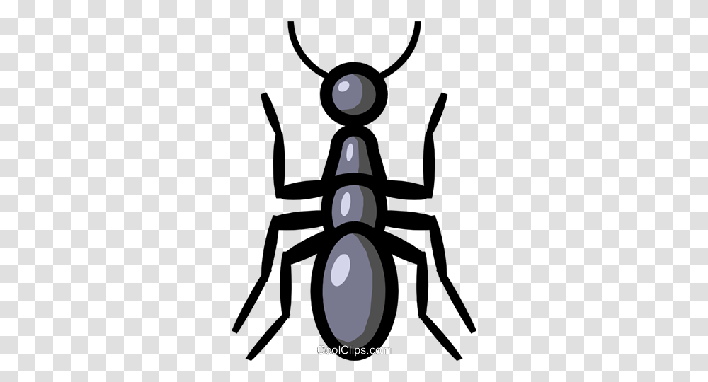 Symbol Of An Ant Royalty Free Vector Clip Art Illustration, Insect, Invertebrate, Animal, Cross Transparent Png