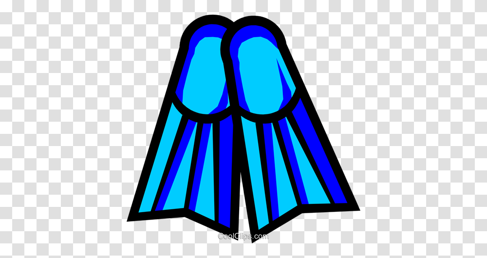 Symbol Of Diving Fins Royalty Free Vector Clip Art Illustration, Apparel, Dress Transparent Png