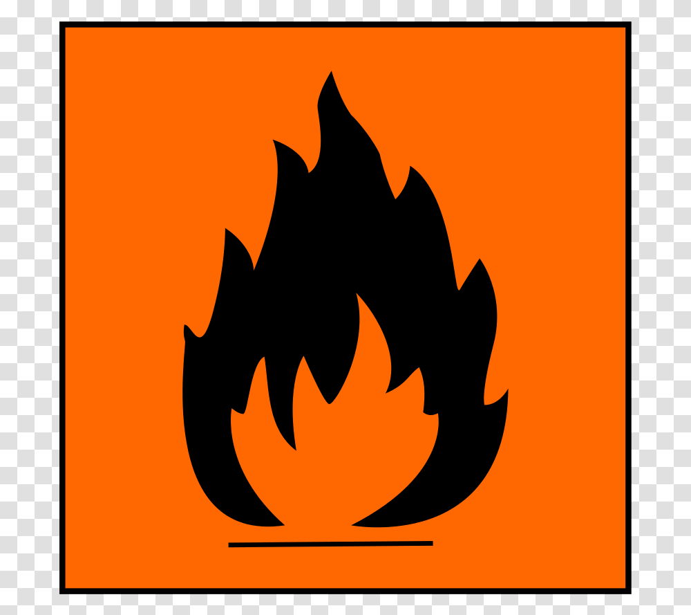 Symbol Of Highly Flammable, Fire, Flame, Halloween, Arrow Transparent Png