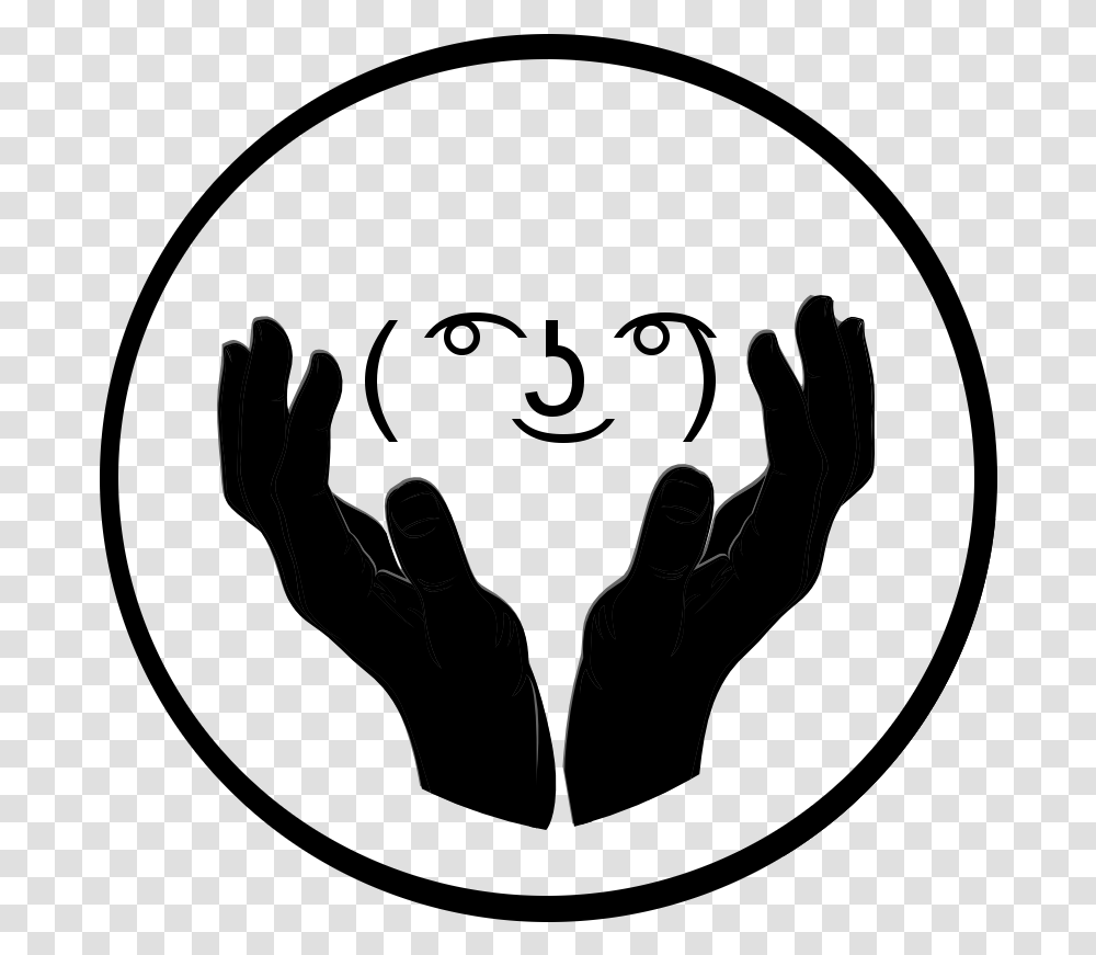 Symbol Of Lennyism Clip Art Of Worshipping Hands, Silhouette, Finger Transparent Png