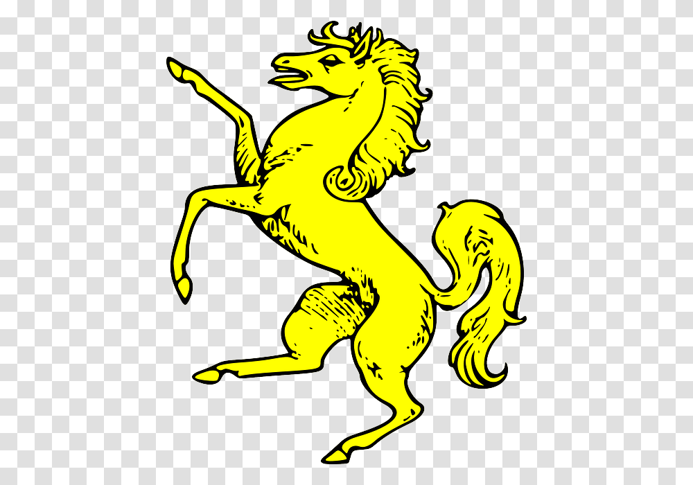 Symbol Shield Horse Gold Coat Arms Crest Animal, Wildlife, Mammal, Amphibian Transparent Png