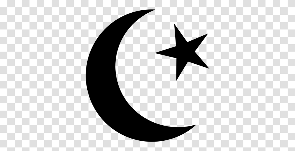 Symbolcrescentcircle Background Islam Symbol, Gray, World Of Warcraft Transparent Png