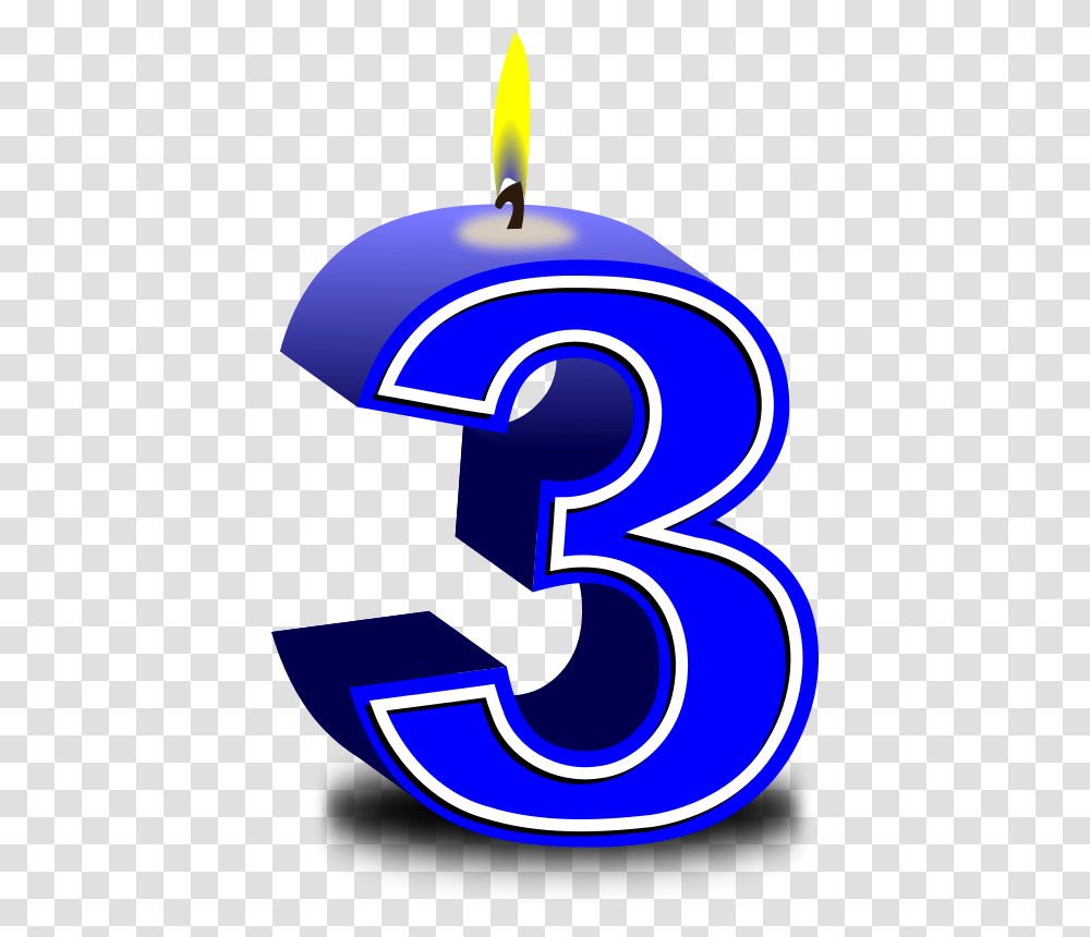 Symbolelectric Bluelogo 3rd Happy Birthday, Number Transparent Png
