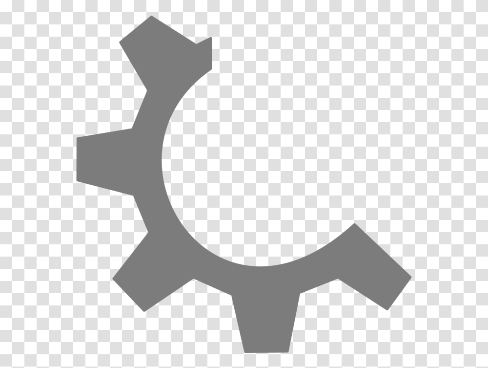 Symbollogogear Half Gear, Machine, Axe, Tool, Cross Transparent Png