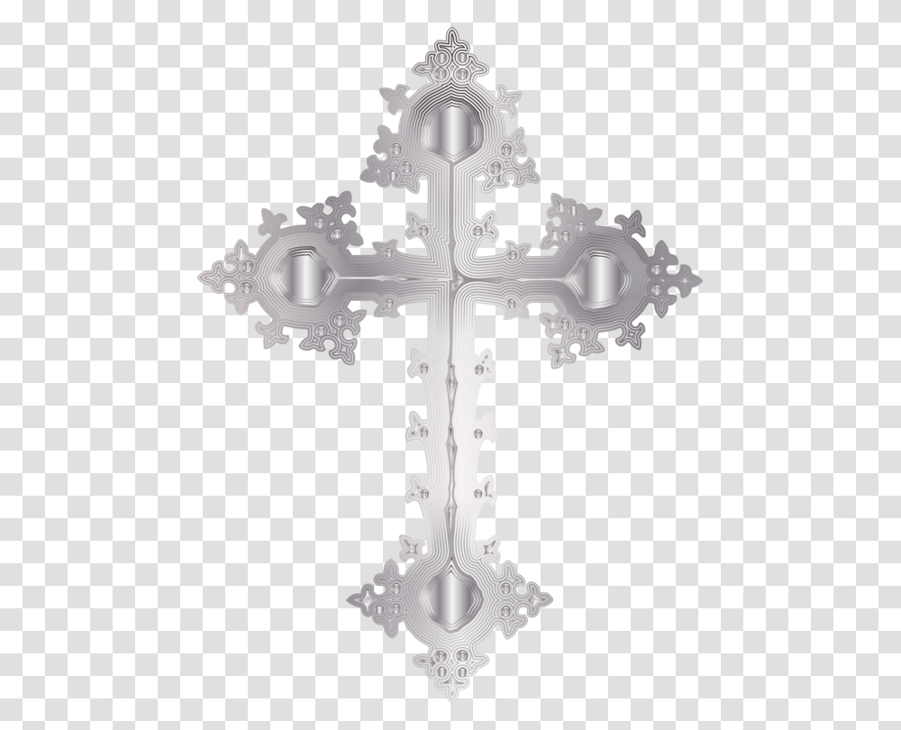 Symbolreligious Itemcross Cross Clipart Cross No Background Silver, Crucifix Transparent Png