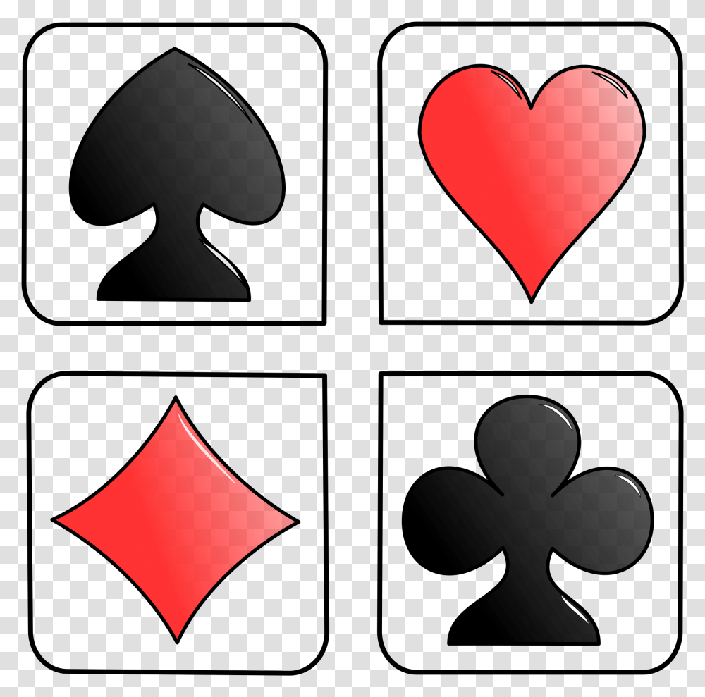 Symbols In Card Game, Heart, Star Symbol, Logo Transparent Png
