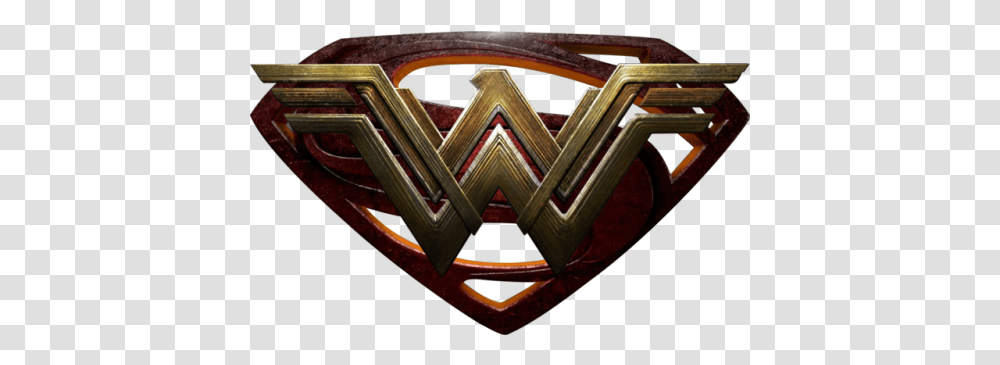 Symbols Of Hope And Truth Superman Superman And Wonder Woman Logo, Trademark, Buckle, Emblem, Star Symbol Transparent Png