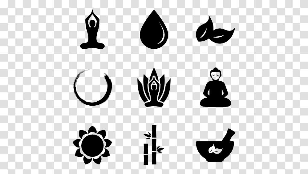 Symbols Of Tibetan Buddhism Religion Computer Icons Buddhism Icons, Gray Transparent Png