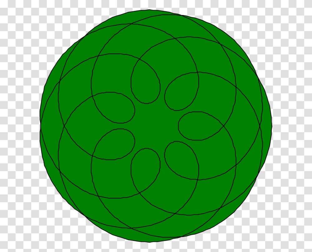 Symmetry Green Circle Point Leaf, Sphere, Tennis Ball, Sport, Sports Transparent Png