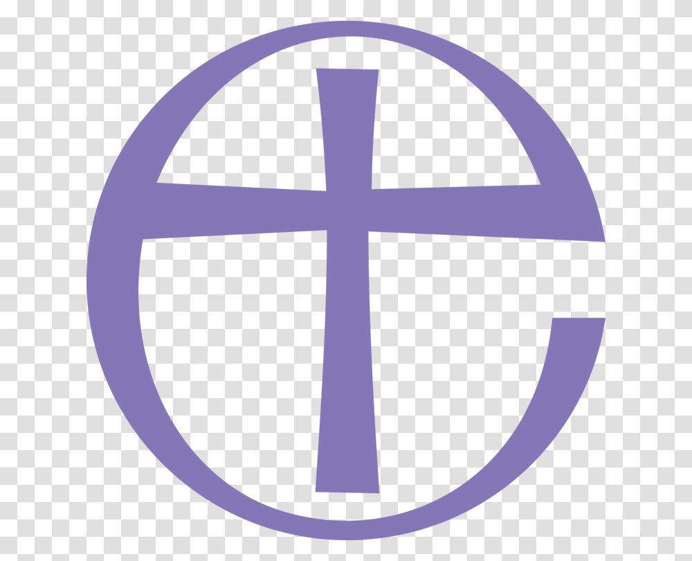 Symmetryareapurple Church Of England Symbol, Cross, Logo, Trademark, Emblem Transparent Png
