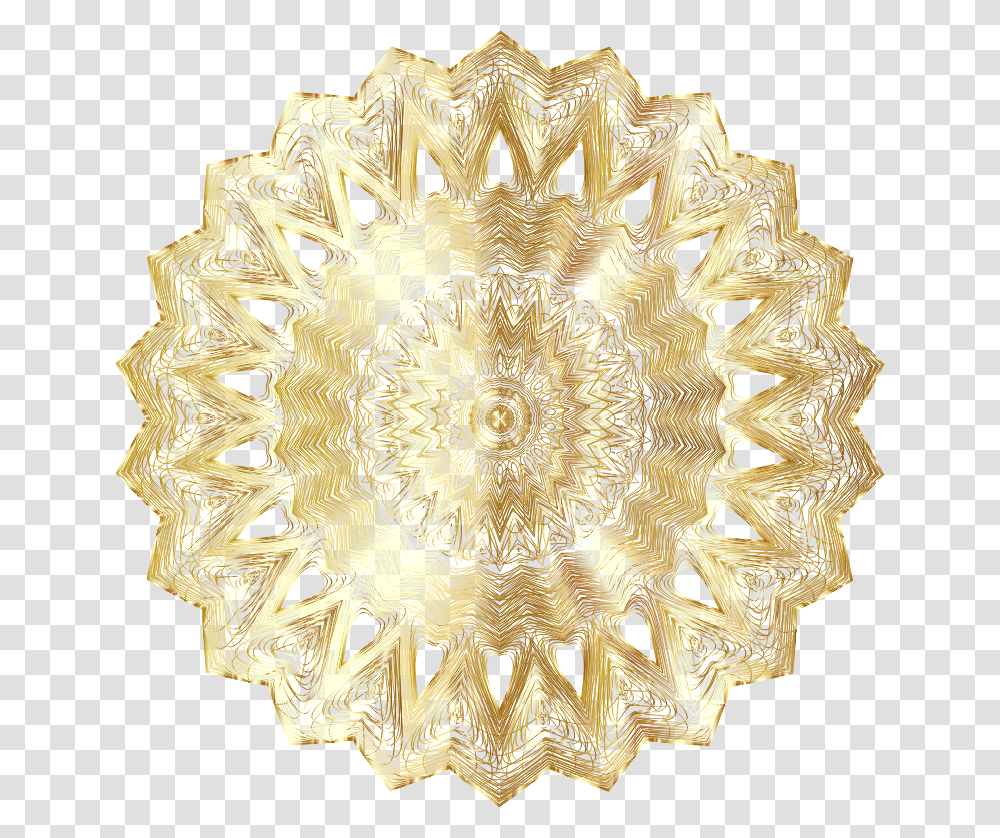 Symmetrybrassmetal Golden Mandala Free, Pattern, Chandelier, Lamp, Bronze Transparent Png