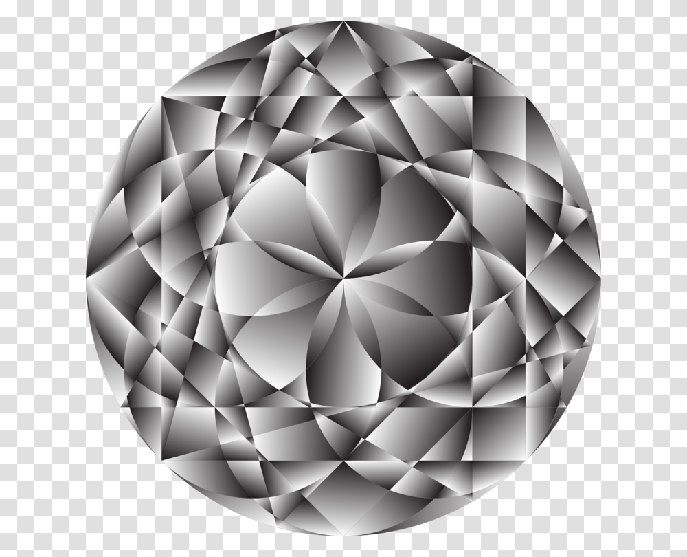 Symmetrymonochrome Photographysphere Clip Art, Diamond, Gemstone, Jewelry, Accessories Transparent Png