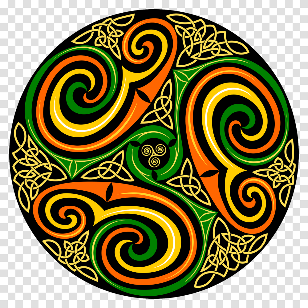 Symmetryspiralcircle Keltlerin Kkeni, Modern Art, Pattern, Paisley Transparent Png