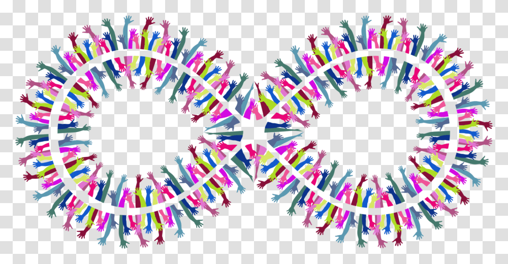 Symmetrytextgraphic Design Infinity Symbol Sign Clip Art, Neon, Light, Purple Transparent Png