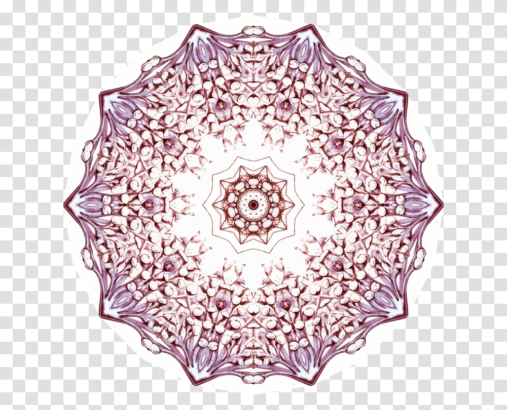 Symmetrytextiledoily Circle, Ornament, Pattern, Blouse Transparent Png