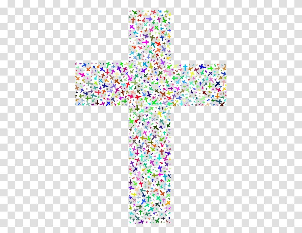 Symmetrytextsymbol Colorful Cross, Light Transparent Png