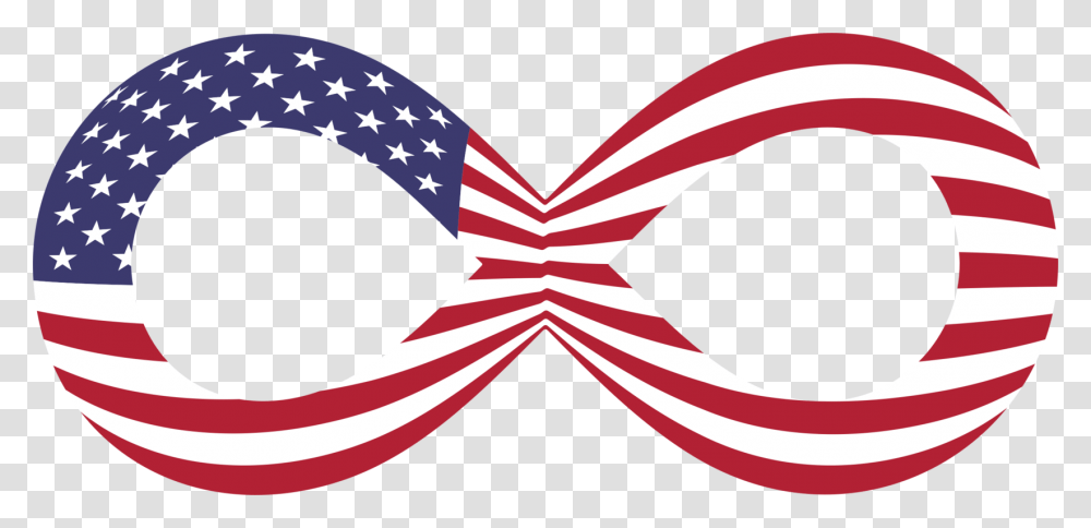 Symmetryveterans Dayflag Infinity Symbol Usa Flag, Star Symbol, American Flag, Rug Transparent Png