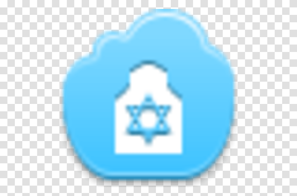 Synagogue Icon Blue Format Clip Art And Filing, Star Symbol, Recycling Symbol, First Aid Transparent Png