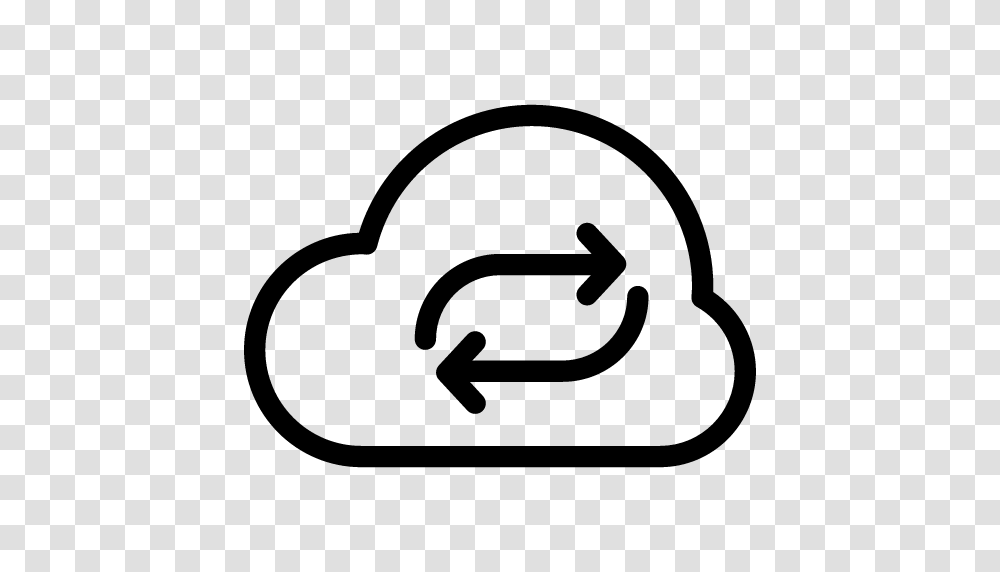 Sync Cloud Icon Line Iconset Iconsmind, Gray, World Of Warcraft Transparent Png